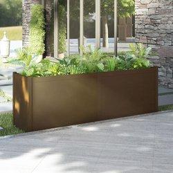 VIDAXL Vaso/flor de jardín 200x50x70 cm Pine Pine Brown-Mel