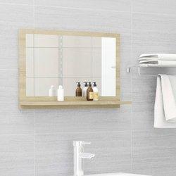 Espejo de baño Sonoma Oak 60x10,5x37 cm madera multicapa