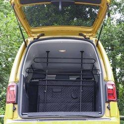 Kerbl Panel de seguridad de coche para mascotas negro 75-110 cm