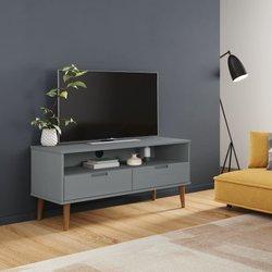 Mueble De Tv VIDAXL Gris Madera (106x40x49 )