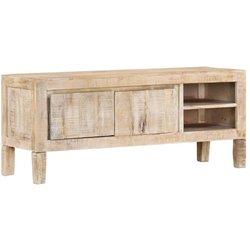 Mueble Para Tv VIDAXL Marrón Madera (110x35x46 cm)