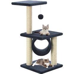 Árbol para Gatos con Arañazos en Sisal 65 cm Azul Oscuro