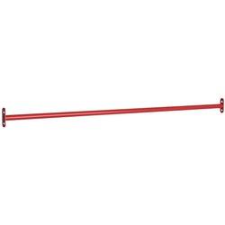 Barra de juego 125 cm en acero rojo