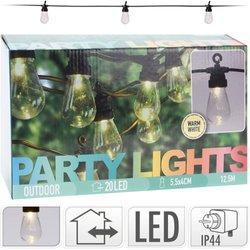 ProGarden Set de lámparas LED para fiestas 20 bombillas 4,5 V