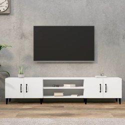 Soporte para TV blanco 180x31,5x40 cm madera multicapa