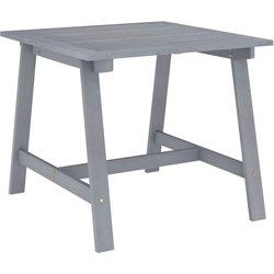 Mesa de comedor VIDAXL Gris Madera (88x88x74 cm)