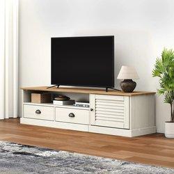 Mueble De Tv VIDAXL Blanco Madera (156x40x40 cm)