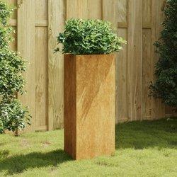 vidaXL Jardinera de acero corten 40x34,5x75 cm