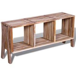 Mesa de TV VIDAXL Multicolor Madera (110x30x50 cm)