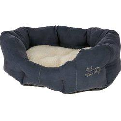 Kerbl Cama para perros suave Angi azul 64x57x14 cm