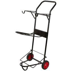 Kerbl Carrito perchero para montura Caddy metal negro 321000