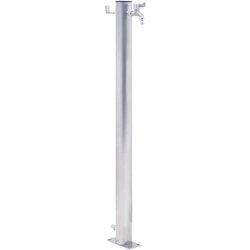 Columna de agua de jardín 60 cm acero inoxidable redonda