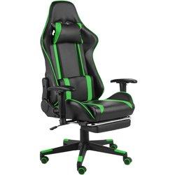 Silla gaming VIDAXL Verde PVC (68x69x133 cm)