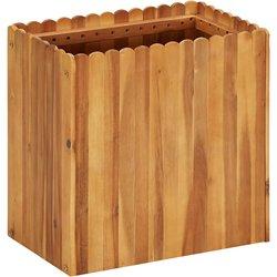 vidaXL Arriate de madera maciza de acacia 50x30x50 cm