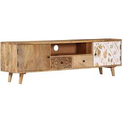 Mueble para TV VIDAXL Marrón Madera (140x30x40 cm)