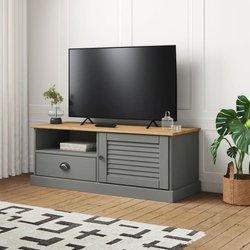 Mueble De Tv VIDAXL Gris Madera (106x40x40 cm)