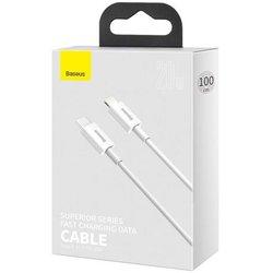 Cable BASEUS Superior Series (USB Tipo C - 1m - Blanco)