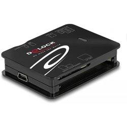 DeLOCK 91007 lector de tarjeta USB 2.0 Negro