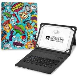 funda y teclado 9.6´´ subblim trendy comic