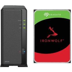 Synology DiskStation DS124 NAS 1GB RAM + 1x Disco Duro 4TB Seagate IronWolf