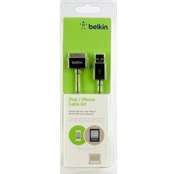 Belkin USB 2.0/Apple 30-pin, 3m cable de teléfono móvil USB A Apple 30-p Blanco