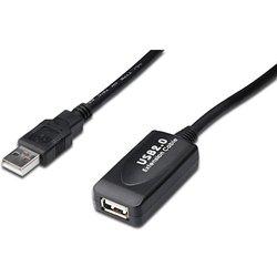 Digitus USB 2.0 25m cable USB USB A Negro