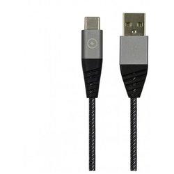 Muvit Tiger Cable USB Tipo-C 3A 1,2m Gris