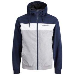 Abrigo JACK & JONES Poliéster Hombre (L - Azul)