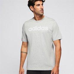 ADIDAS M LIN SJ T CAMISETA GRIS VIGORE/BLANCO