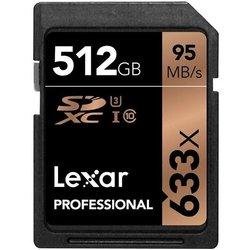 Tarjeta Lexar Profesional SD 633x de 512GB