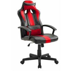 Silla Gaming Color Negro Y Rojo Crash