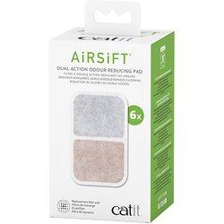 Filtro dual reductor de olores de areneros CATIT Airsift, 6uds