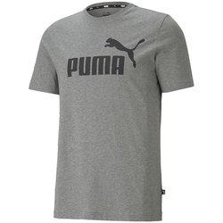 Camiseta puma ess logo hombre gris