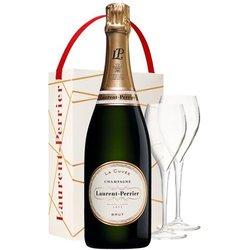 Estuche Laurent-Perrier La Cuvée + 2 Copas LAURENT-PERRIER