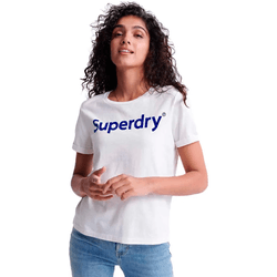 Superdry Regular Flock Boxy Short Sleeve T-Shirt