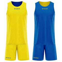 Ropa niños Equipaciones completas Givova Doble Conjunto Azul