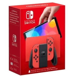 Nintendo Switch OLED Rojo Edición Mario