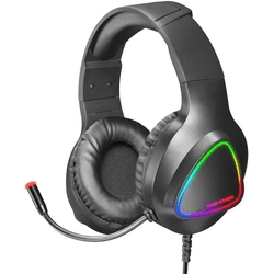 mars gaming auriculares mh222 rgb black