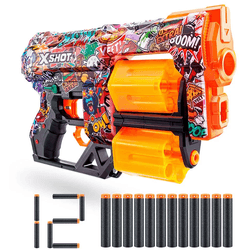 Pistola de juguete X-SHOT Skins doble carga c/12 dardos de espuma