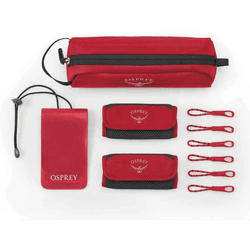 Osprey Kit Luggage Customization Rojo Estuches