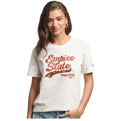 Superdry Camiseta Vintage Logo Borough Blanco