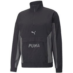 Casacos PUMA Jaqueta Fit Woven Preto L Homem