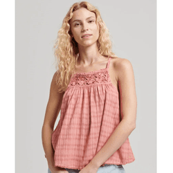 Superdry Top Vintage Halter Cami Rosa