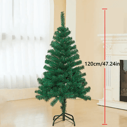 Árbol de Navidad Artificial. Árbol artificial navideño Economico, Árbol de Hoja PET, Árbol verde Navidad,  60cm 90cm 120cm 150cm 180cm 210cm Arbol barato Decoración Hogar, Jardin, Centro Comercial, Restaurante