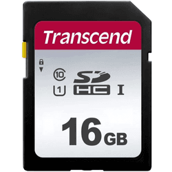 Transcend 16GB, UHS-I, SD SDHC NAND Clase 10