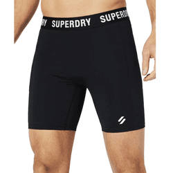 Superdry Mallas Cortas Core Tight Negro