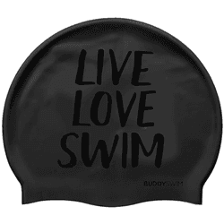 Buddyswim Gorro De Natación Live Love Swim Silicone