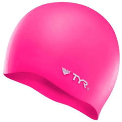 Tyr Gorro De Natación Wrinkle Free Silicone Fl Pink