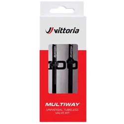 Vittoria Válvulas Tubeless 2 Unidades Transparente