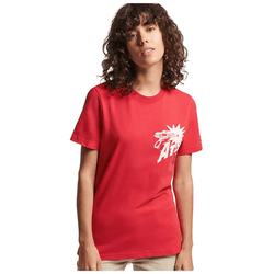 Camiseta de Mujer SUPERDRY Rojo (L)